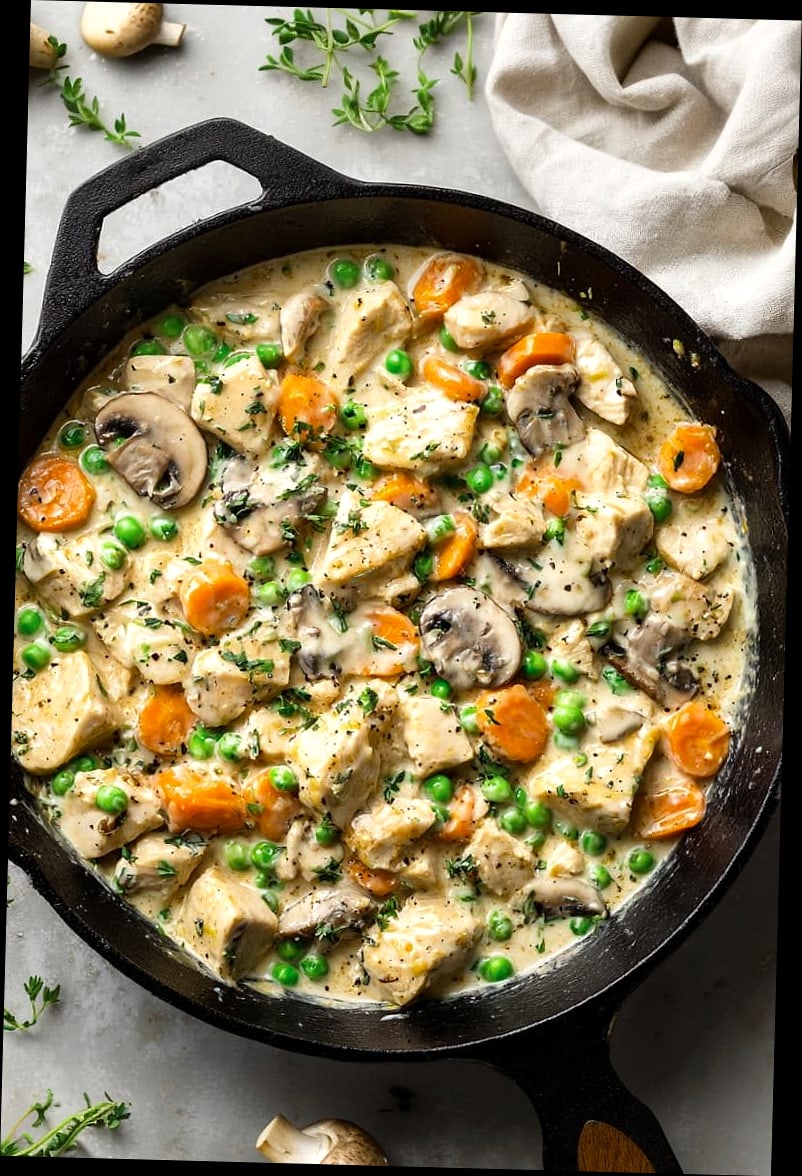 30 High-Protein, Low-Calorie Recipes To Stay On Track Without Boring Meals 29 Skillet Chicken With Sun-Dried Tomatoes and Spinach