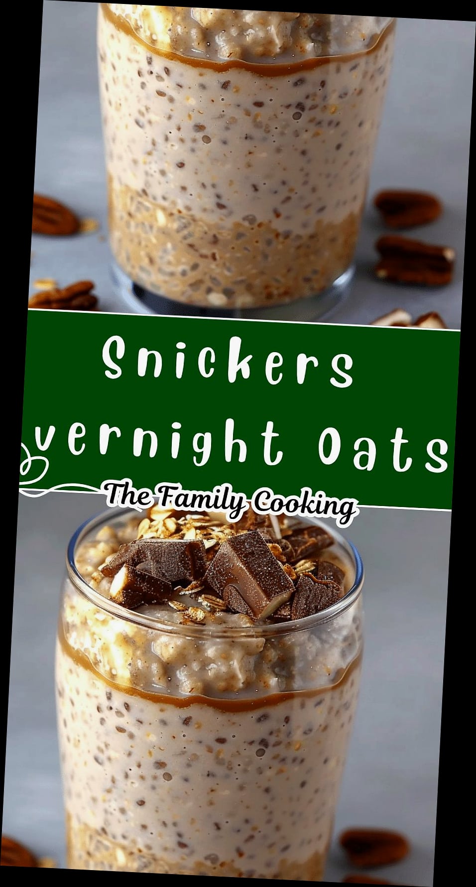 Snickers Bar Overnight Oats