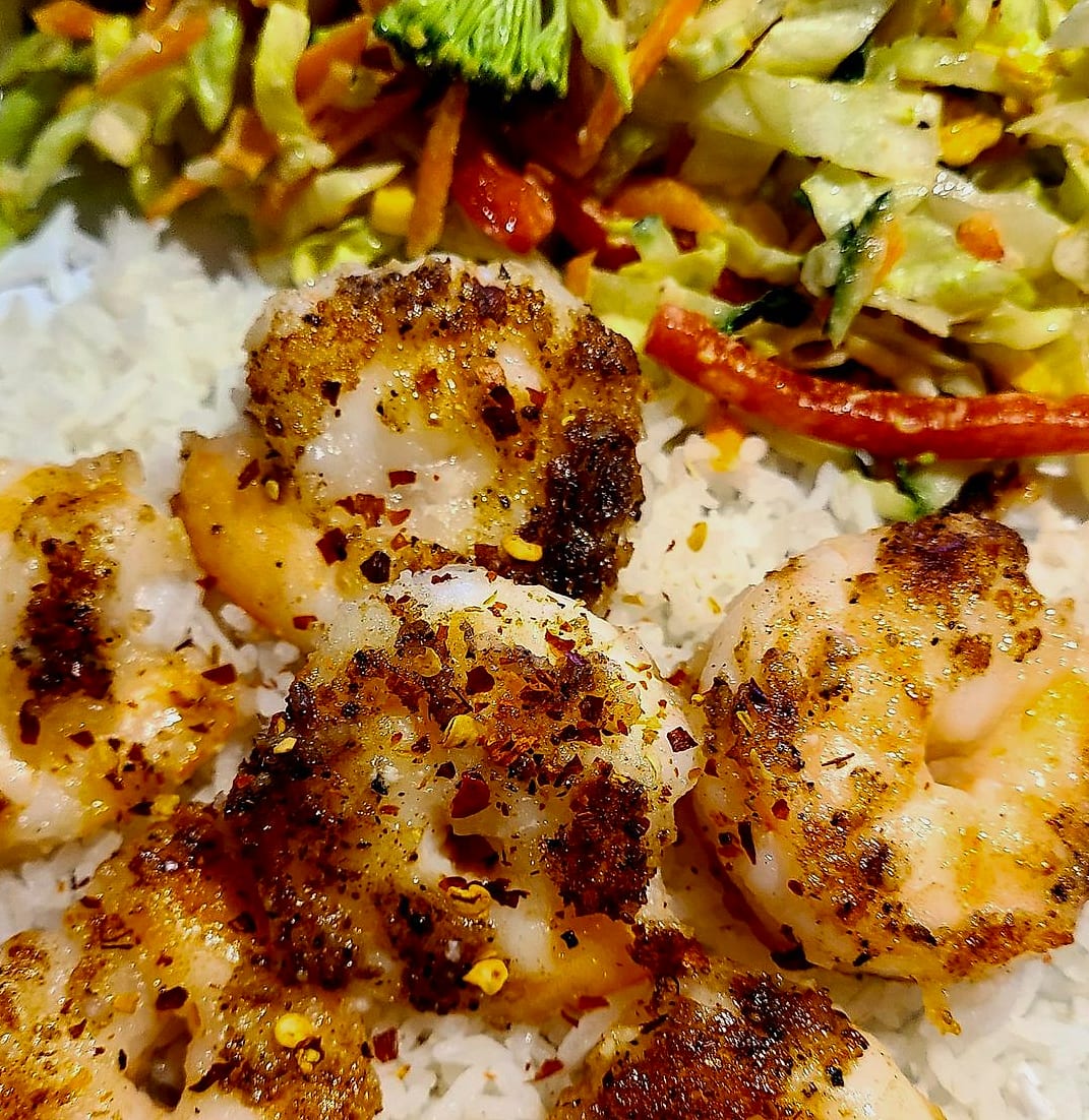 Spicy Shrimp Tacos in Lettuce Cups
