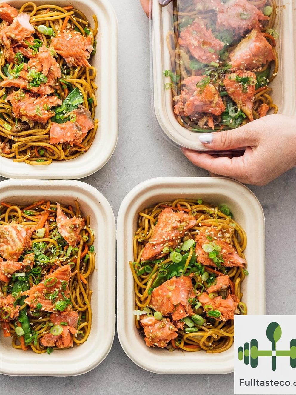 High Protein Salmon Noodles 5 Storage and Reheating