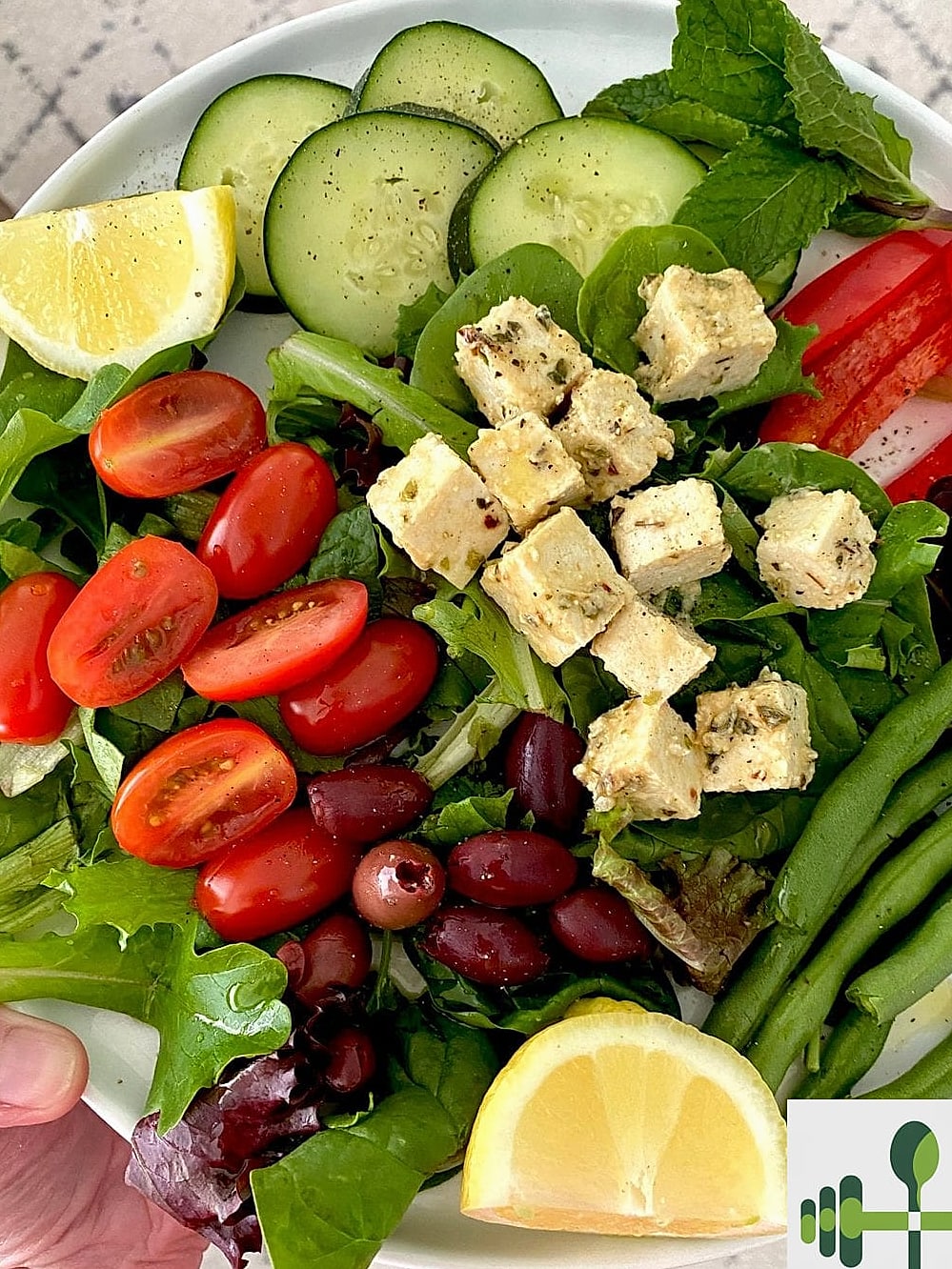 Mediterranean Tofu Salad 5 Storage and Reheating