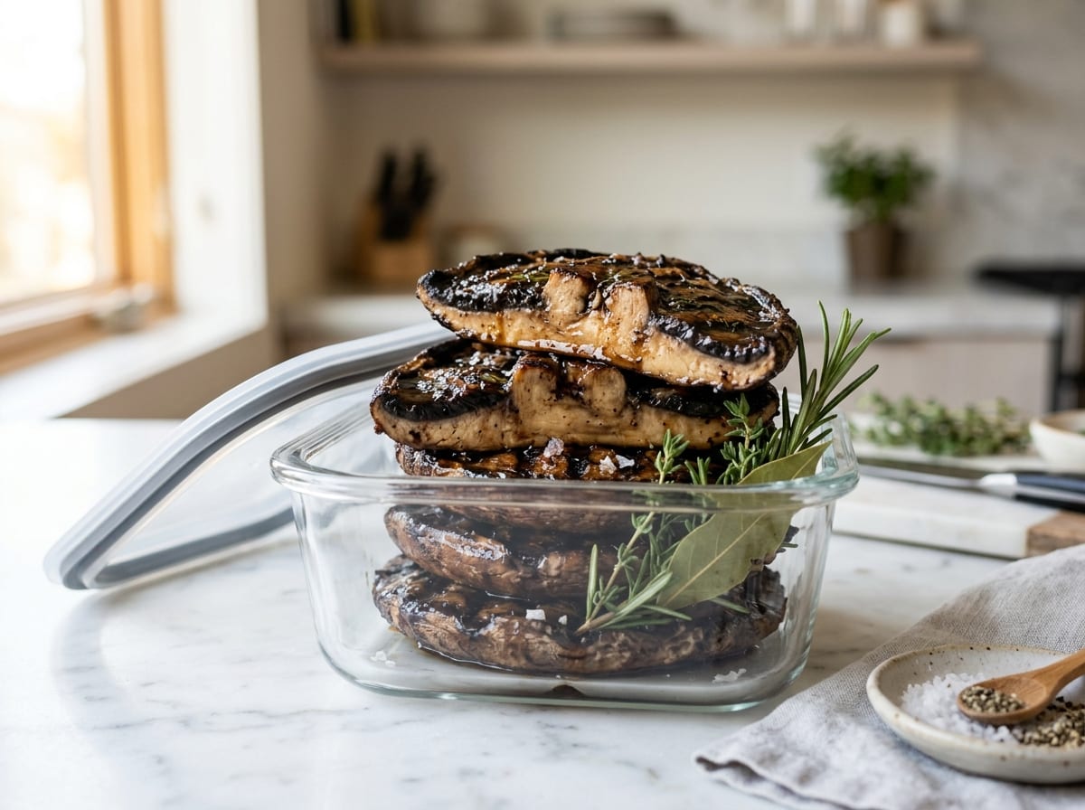 Grilled Portobello Mushroom Steaks 5 Storage and Reheating