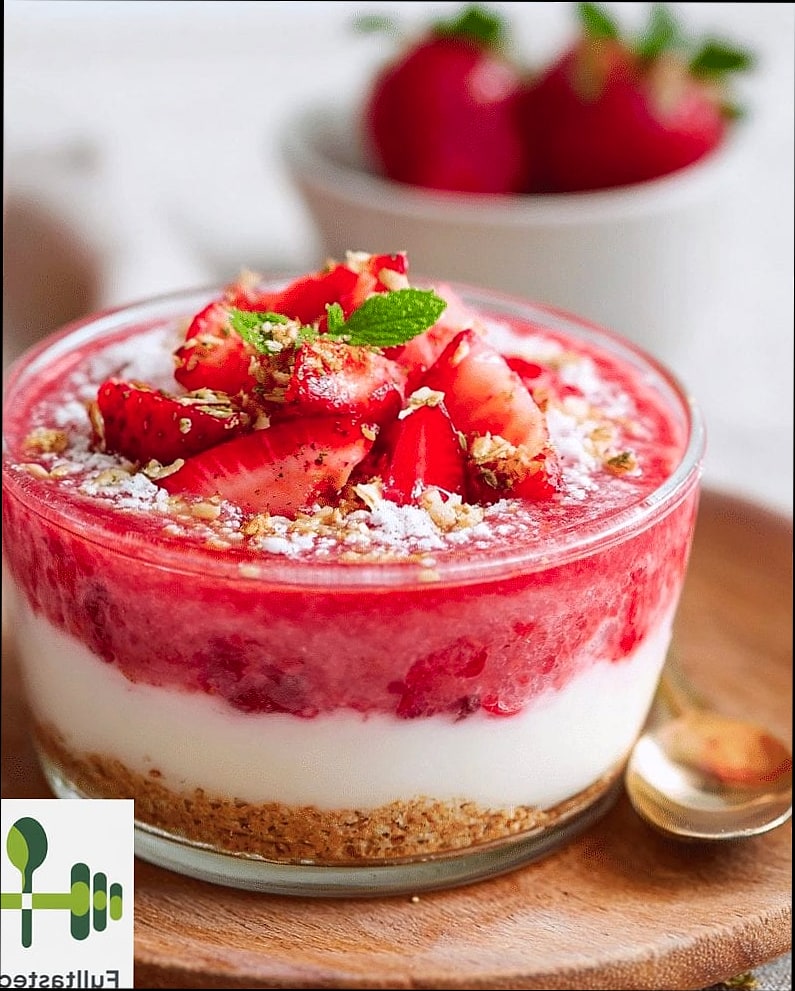 Strawberry Cheesecake Overnight Oats 7 Strawberry Cheesecake Overnight Oats