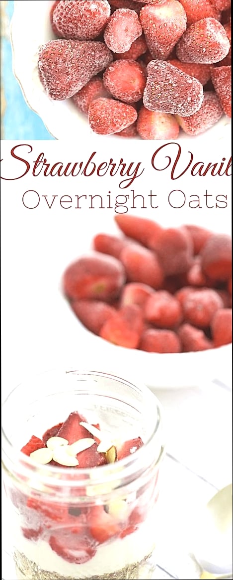 25 Overnight Oats For Weight Loss 4 Strawberry Vanilla Overnight Oats