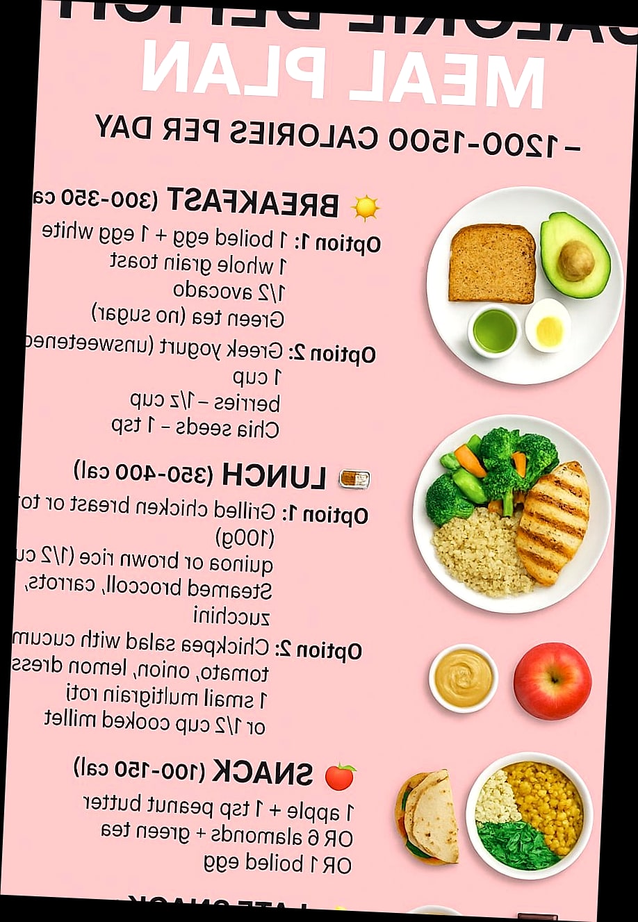 7-Day Calorie Deficit Meal Plan That Keeps You Satisfied 8 Tips for Making This Plan Work