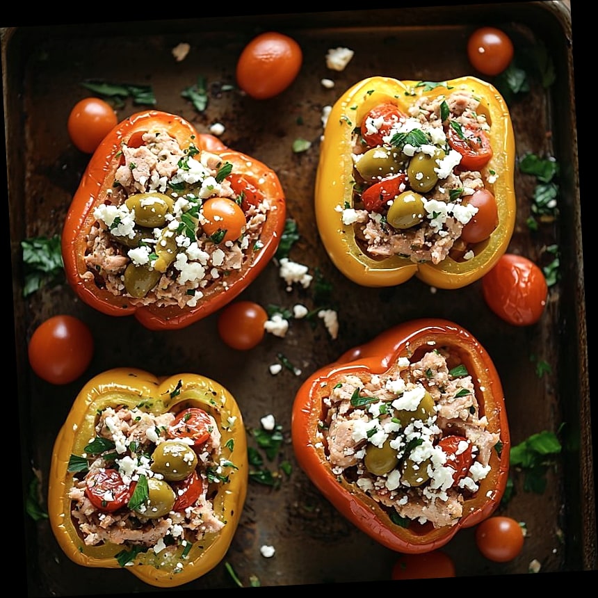 25 Days Of Mediterranean Diet Lunch Ideas You’ll Love 4 Tuna Stuffed Avocado