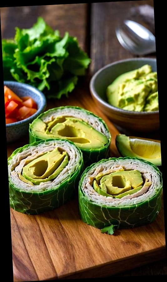 Turkey and Avocado Roll-Ups
