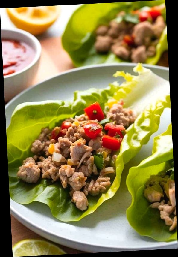 30 High-Protein, Low-Calorie Recipes To Stay On Track Without Boring Meals 13 Turkey Lettuce Wraps