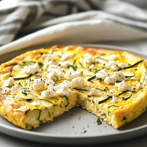 Zucchini and Feta Frittata